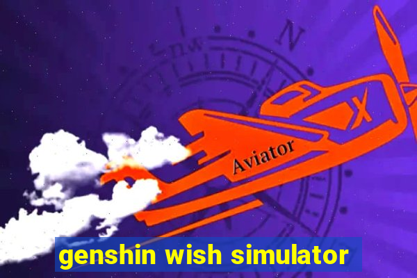 genshin wish simulator