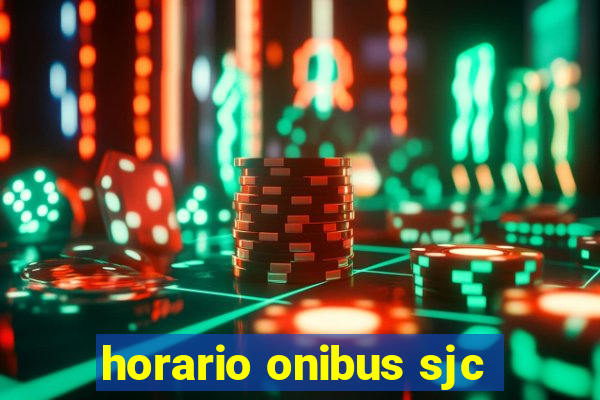 horario onibus sjc