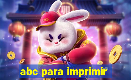 abc para imprimir