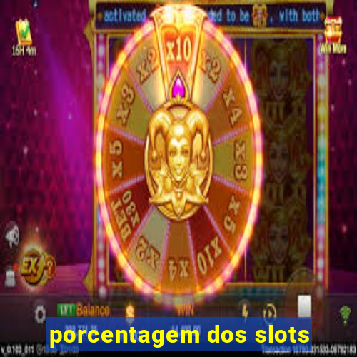 porcentagem dos slots