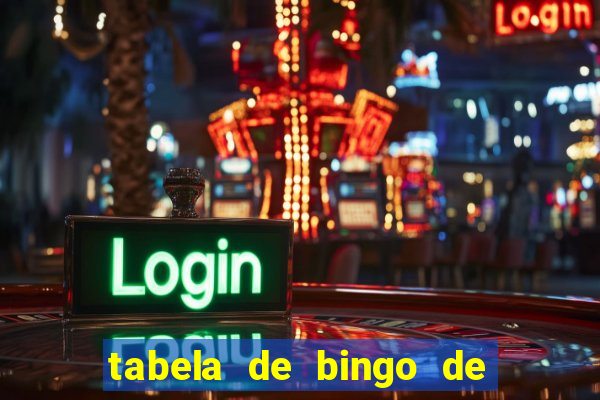 tabela de bingo de 1 a 100