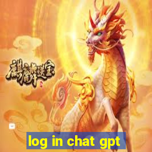 log in chat gpt