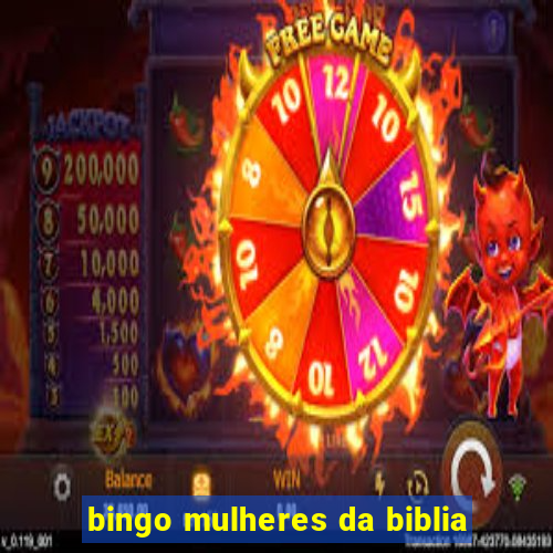 bingo mulheres da biblia